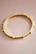 18K Gold Plated Waterproof Stainless Steel Bangle