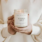 Pumpkin Spice 9 oz Soy Candle - Fall Decor and Gifts