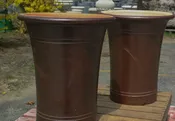 Trumpet Stoneware Planter