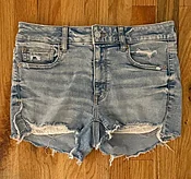 American Eagle Outfitters Light Blue Jean Shorts