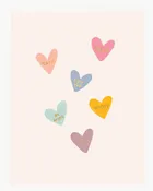 CONVERSATION HEARTS GREETING CARD