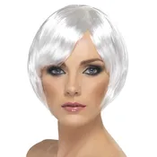 BABE WIG WHITE SHORT