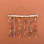 Custom Hanging Dried Flower Wall Piece