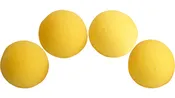1.5 inch Super Soft Sponge Balls (Yellow) Pack of 4 from Magic
