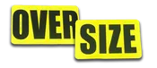 2-piece Magnetic Oversize Load Sign