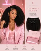 Cashmere Afro Kinky Curl Clip- Ins