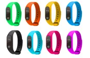 M2 Fitness Tracker Smart Bracelet Wristband 0.42 Inch OLED Screen IP67 Waterproof Support Heart Rate Monitor for Android IOS Smart Phone