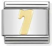 Authentic Nomination - Gold - Number 7