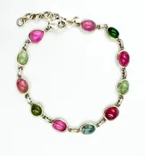 Tourmaline Cabachon Bracelet