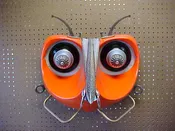 Fabulous Wall Hanging Auto-Art Orange, Chrome