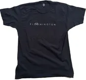 Bike Bloomington T-Shirt - Black