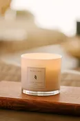 Sunni Spencer - 3 Wick Black Sand Candle - White