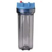 10" Clear Filter Housing 1/4" Inlets Filtration or Randall