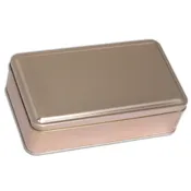 Gold TX 3R Shape Tin — 4-7/16" W x 7-13/16" L x 2-1/8" H