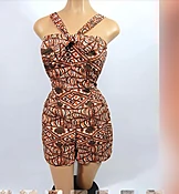 1960s Tiki Swimsuit “true vintage’