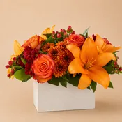 Radiant Ember Blossoms