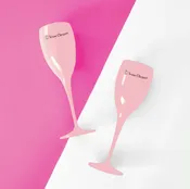 Plastic Champagne Flute – Pink
