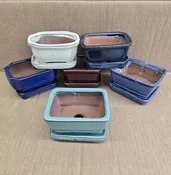 Glazed 4in Bonsai Pots