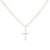 Classic Diamond Cross Pendant