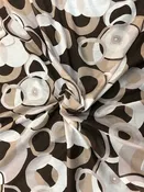 CP-7249W DIGITAL CIRCLES PRINT COTTON SILK VOILE. ITALY