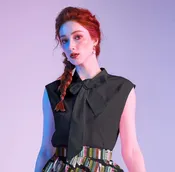 Black Bow Top