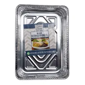 ALUMINUM ROASTER MED RECTANGULAR 13 X 18 X 5 BULK PACK