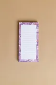 Magnetic Notepad - Wisteria Retro Bloom