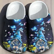 Autism Awareness Day Gnome Blue Autism Puzzle Pieces Classic Crocs
