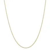 10K Yellow Gold Carded Cable Rope Chain