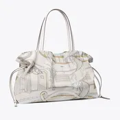 Bedruckte Ella Tote Bag mit Tunnelzug