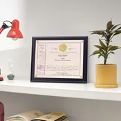 10 Millionth Patent Certificate Mounted on Wood