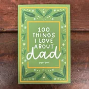 100 Things I Love About Dad Guided Journal - Pippi Post