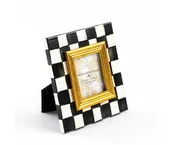 MacKenzie-Childs Courtly Check Enamel Frame - 2.5" x 3"