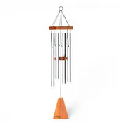 27" Wind Chime - Satin Silver