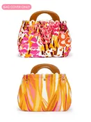 BAG COVER Queen's Garden Pink & Seagrass Yellow