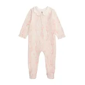 Toile pink/white zip sleeper