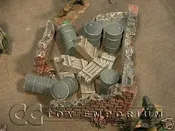 "RETIRED & BRAND NEW" Build-a-Rama 1:32 scale Hand Painted WWII Crate Set (6 Piece Set)