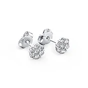 Cluster Diamond Earrings