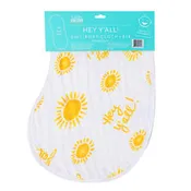 2-in-1 Burp Cloth + Bib: Hey Y'all