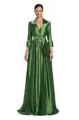 Alexander by Daymor 2067 Collar Neck Quarter Sleeves Dress