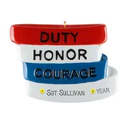 Personalized Military Bracelet Ornament