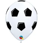 11" Round Qualatex Soccer Ball Print-50 Count