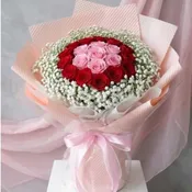 A charming Rose wrapped Bouque