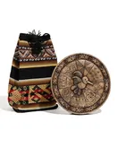 Andean Symbology Tile - Hummingbird - Round