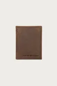 Double Stitched Leather L-Fold Wallet