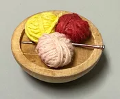 #957 Vintage Knitting Pretty Barbie Fashion YARN BOWL ONLY
