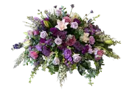 Purple Casket Spray