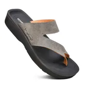 Aerothotic Odal Women's Split Toe Sandal - Grey