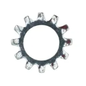 #10 External Tooth Lock Washer Zinc Plated