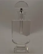 Elegant Hand-Cut Crystal Perfume Bottle